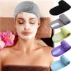 Handdukhuvudband Svetth￥rhuvuden Wrap Non-Slip Stretchable Washable Headband Hair Band f￶r Sports Face Wash Makeup
