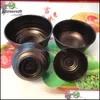 الأوعية A5 Melamine Bowl Black Frost Frost Porcelain Owher