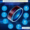 Anillos de banda anillo de hombre de acero inoxidable anillo de dedo NFC para hombres Android digital con entrega de caída funcional 2021 joyas sexyhanz dhdef