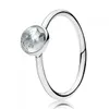 April Droplet Rock Crystal Band Anneaux Authentiques Bagues En Argent Sterling 925 Convient Aux Bijoux De Style Pandora Européen Andy Jewel 191012RC