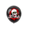 Impreza imprezowa dostarcza lateks horror flaga festiwalowa impreza Bloody Skull Balloons Halloween Atmosphere Props