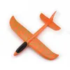 DIY el atma LED aydınlatma Uçan planör düzlemi oyuncaklar köpük uçak modeli açık oyun oyunları Flash Luminous oyuncaklar çocuklar için dh978