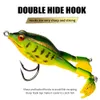 1 pièces Double hélices grenouille Wobbler appât souple jigging leurres de pêche 95mm13g artificiel manivelle méné Topwater matériel de pêche