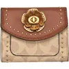 Women Print Short Rivet Designer Wallets Fold Card Holders Fashion Vintage Lady Clutch Wallet Coin Purse Multi Funcito D