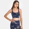 NWT LU-124 Fitness Yoga Soutien-Gorge pour Femmes Push Up Sans Fil Rembourré Crisscross Bretelles Courir Gym Formation Workout Sport Sous-Vêtements Crop Tops