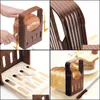 Bakning bakverk verktyg toast br￶d skivare plast vikbar limsk￤rare rack sk￤rguide skivning k￶k tillbeh￶r b99 dropp mxhome dhpzr