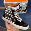 Sapatos Classic Canvas Casual Plataforma Hi Satizboard Sapateiro Old Skool Sk8-Hi Reconstruído Triplo Preto Branco Alto Alto Momente Mulheres Esporte