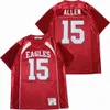 Jerseys de futebol de filme 4 Jerry Jeudy 10 Jimmy Garoppolo Joe Burrow 15 Josh Allen 9 Juju Smith 82 Julio Jones 32 Khalil Mack High School Stit