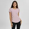 NWT NO-See Through Yogatops T-shirt LU-58 Couleurs solides femmes Fashion Outdoor Yoga Tanks Sports Running Gym V￪tements