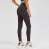 NWT Women Tights Fitness Running Yoga Pants L-172 Cantura alta Sport sem costura perneiras Push up Leggins Energy Gym Clothing Girl Leggins
