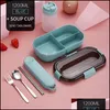 Diny Sets Japanse magnetron Bento Box Plastic lunch voor kinderen Lekbestendige containerschool met compartiment Drop del Carshop2006 DHOXT