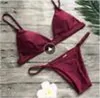 2019 Women Micro Bikini Set Push Up ملابس السباحة الشاطئ الصلب بدلة البرازي