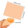 Silicone tatouage pratique peau 1mm épaisseur débutant sécant mat orange blanc 1pc