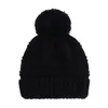 Winter baby gebreide hoeden Kid Haakpompom Beanies hoed bont ball beanie pet kinderen gebreide buiten warme schedel petten peuter baby accessoires m4193