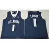 NCAA Villanova Wildcats #1 Jalen Brunson 10 Donte Divincenzo 25 Mikal Bridges Kyle Lowry Kris Jenkins Arcidiacono 3 Josh Hart College Jersey