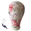 Cork Canvas Block Salon Professional Making Flower Maronquin Model Manikin Head Fashion Tripod Stand Trans Holde260b