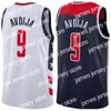 24 Nowy wydruk 7 Killian Hayes Jersey 9 Deni Avdija 13 Kira Lewis Jr 50 Cole Anthony Blue Biała Czerwona Czarna Edycja koszykówki