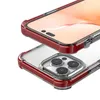 Odporny na wstrząsy antykorystyczne akrylowe akrylowe obudowy telefonu iPhone'a 14 13 12 Mini 11 Pro Max Xs XS XR 7 8 Plus hybrydowy hybrydowy miękki tpu twarda okładka PC
