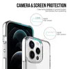 Space Transparent Rugged Clear TPU PC Shockproof Cases for iPhone 14 13 12 Mini 11 Pro Max XR XS 6 7 8 Plus Samsung S22 S21 S20 S23 S23 plus S23Ultra A13 A14 A23 A24 A34 A54 5G