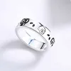 2022 52% OFF new jewelry Ancient double family skull male and female couple pair ring ghost series