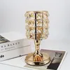 Candle Holders Home Decorative Crystal Votive Holder Zinc Alloy Stands Candlestick Wedding Centerpieces Decor OrnamentsCandle