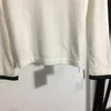 Kvinnors tröjor Designer Kvinnor Brand Slim Knits Tops With Letter Pattern Girls Milan Runway Crop Top Shirt High End Custom Long Sleeve Stretch Pullover Shirts RM87