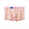 Sous-vêtements Haleychan 1pc Mode Hommes Sexy Sous-vêtements Boxer Slips Antibactérien Coton Garçons Été Rose Mignon Dessin Animé Culottes Hommes Linge