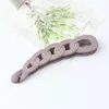 12 cm Frosted Banana Clip Hairpins For Women Ponytail Hold Hair Crab Barrette Girls Fashion Summer Hair Accessories