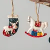 Kersthars hanger kerstboomdecoratie hanger accessoires Amerikaans retro hanger groothandel