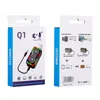 Q1 Verici ve Alıcı 3,5mm Ses Adaptör Adaptörü Kablosuz USB 2IN1 PC TV Arabası Bluetooth uyumlu 5.3