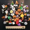 Groothandel Halloween Horror Croc Shoe Charms Accessoires voor polsband Bracelet Decoratie Kinderen Teen Party Favous Gifts Decoratie Becle Charm Pins Knoppen