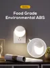 Luci notturne Lampada da parete a LED senza fili Luce plug-in Nigh Camera da letto Armadio da cucina Scala Armadio Corridoio WarmNight