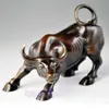 5 5 BIG WALL STREET BRONZE FIERCE BULL OX Statue215Z012328726917496579