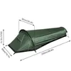 1 kişi sırt çantası kamp çadır ultralight tek kişilik çadır açık kamp çadır green231j