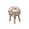 Miniatuurmeubels voor pop huismodel Ronde Bar Stool Kitchen Woonkamer Stoffen Stoel 1222899