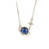 Designer 18K Gold zircon superior quality star Necklace women jewelry luxury geometric accessories 0817152320708