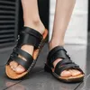 샌들 작업 코로 Hombre Sandel Mens Sandale Leather Ete Romanas 정품 샌들 리아 Zandalias Masculino deportivas Heren Men Desandals