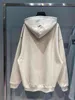 2022 Semana de París de lujo Sudadera con capucha para mujer Sudadera de algodón de corte holgado de gran tamaño