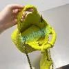 Fashion Lady Shoulder Bags Knitting Handbag Temperament Delicate Chain Bag Casual Cross Body Shopping Wallet 8 Colors
