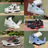 Diseñador Military Black 4 4 4 Casual Basketball Shoes Jumpman University Blue Mens Noir Cement Cat Cream Sail White Oreo Infrarroja Red Trainer Trainers