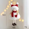 2022 Cross-Border New Christmas Plux Doll Clots Art Old Man Snowman Elk Small Pendant Christmas Tree Decoration