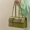 Sacs de soirée Casual Quotidien Sac à bandoulière Femme Style français Dames Mode Vert Sac A Main Femme Vintage Flap Hasp Square Bolso MujerEvening