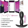 Massaggiatore giocattolo del sesso Bluetooth Thrusting Dildo Vibratore Big Butt Plug Anal App Control Massaggiatore della prostata maschile Ano Uomini Gay 18