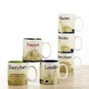 Capacité de 14 oz en céramique Starbucks City Mug British Cities Tasse à café avec boîte d'origine London City2632185B