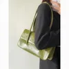 Sacs de soirée Casual Quotidien Sac à bandoulière Femme Style français Dames Mode Vert Sac A Main Femme Vintage Flap Hasp Square Bolso MujerEvening