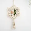 round macrame wall hanging