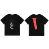 Youngboy Co Branded Men's T-shirts Panther Big v Short Sleeve Vibe Loose Hip Hop T-shirt 32