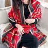 Шары Женщины кашемирные шарфы теплые зимние обертки для Ladies Luxury Chain Print Bandana Sarffes 2021 Fashion12239