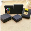 100pcs Ganzes schwarzes Kraftpapier Geschenkverpackung Boxes Packpakete Bastelbox für Geburtstagsfeiern Bevorzugte Schmuckschachtel Small22633802085