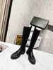 New Arrival Womens Knee Ankle Knight Martin Cowboy Snow Boots Motorcycle Long Slip On 16Inch 8INCH Winter Rivet Brand Shoes Size 35-41